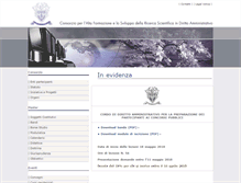 Tablet Screenshot of consorzioaltaformazione.it